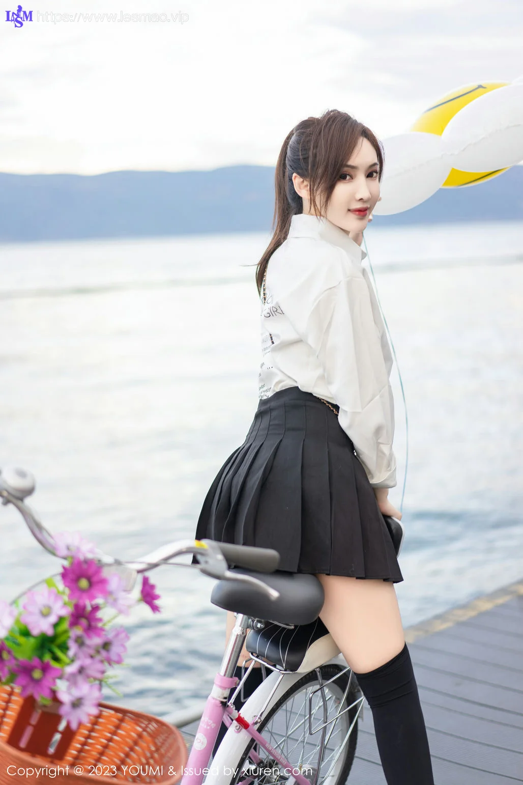 YOUMI 尤蜜荟 Vol.903 Carol周妍希 黑色长筒袜大理旅拍1 - 1