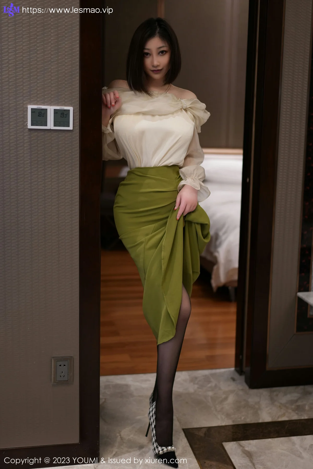 YOUMI 尤蜜荟 Vol.940 妲己_Toxic 白色蕾丝内衣性感写真11 - 1