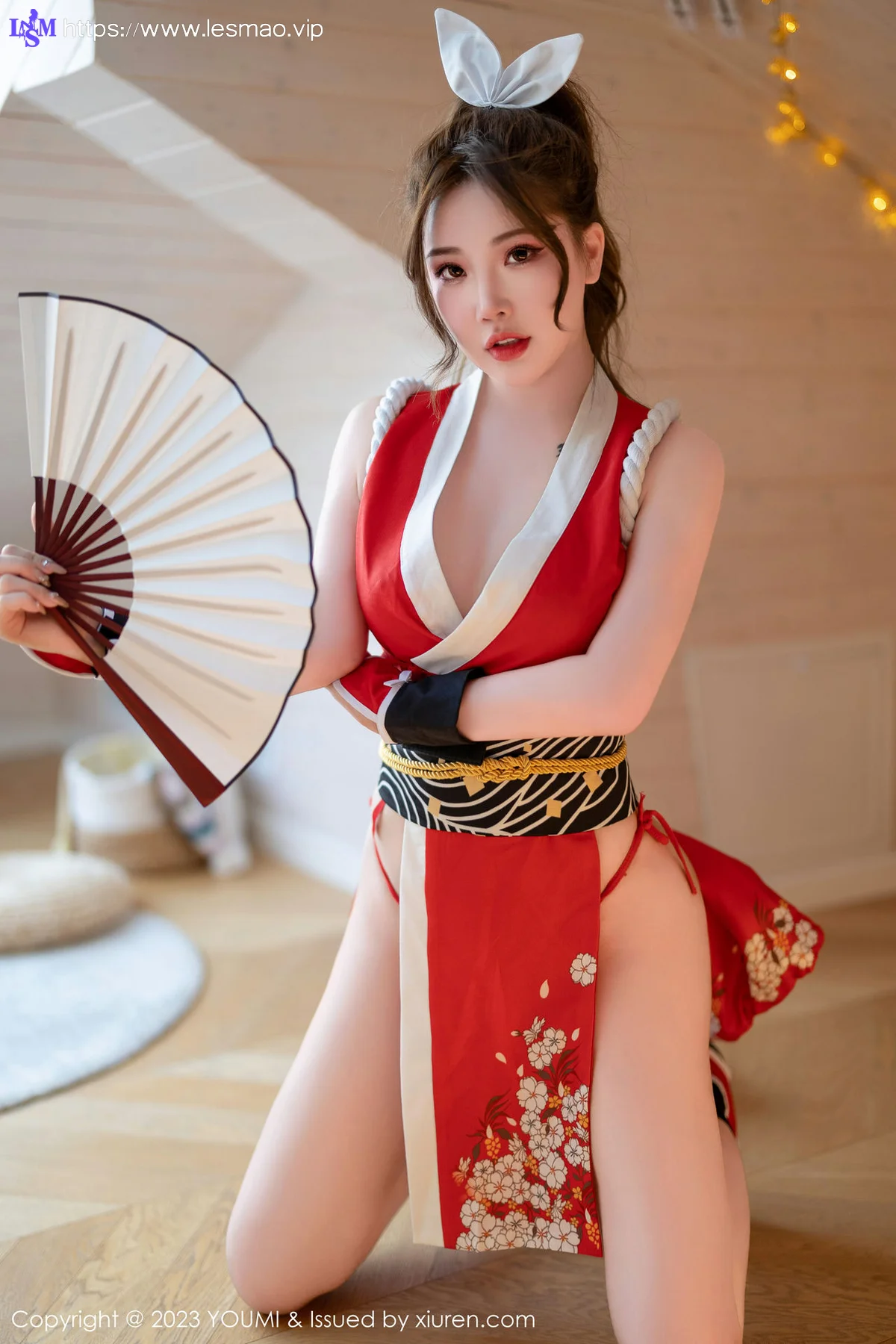 YOUMI 尤蜜荟 Vol.962 小海臀Rena 不知火舞cosplay性感写真 - 4