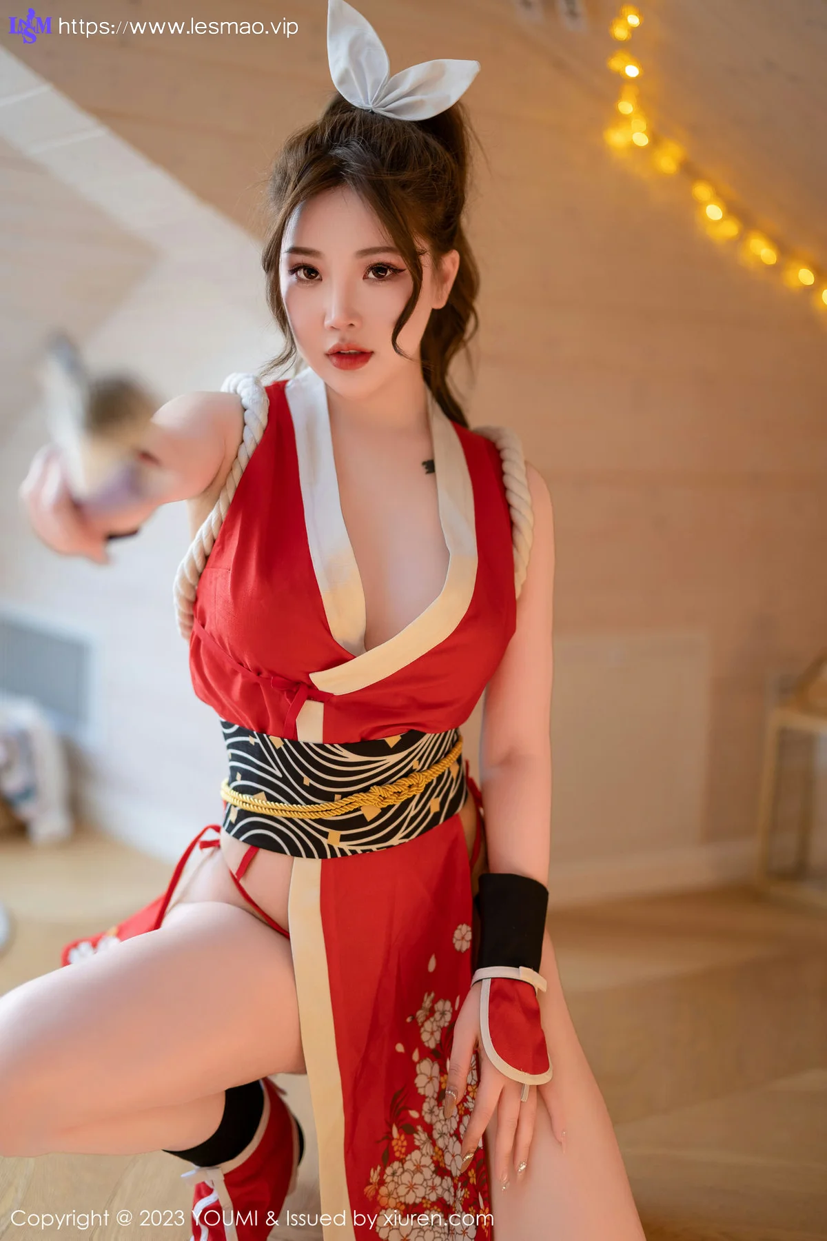 YOUMI 尤蜜荟 Vol.962 小海臀Rena 不知火舞cosplay性感写真 - 6