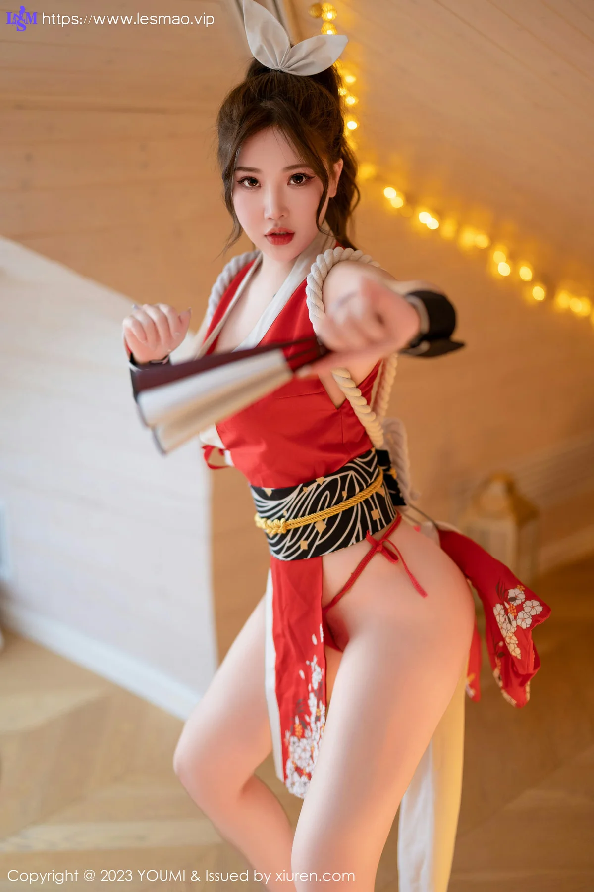 YOUMI 尤蜜荟 Vol.962 小海臀Rena 不知火舞cosplay性感写真 - 4