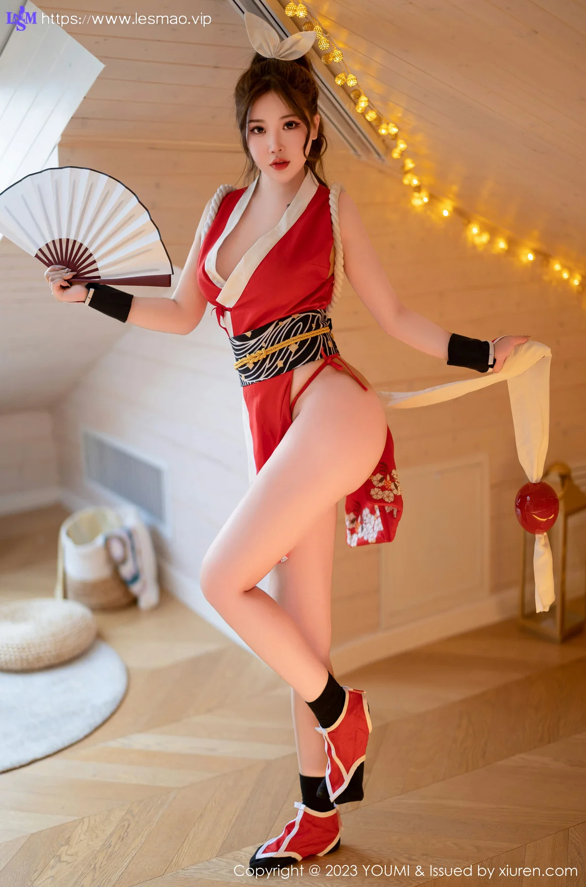 YOUMI 尤蜜荟 Vol.962 小海臀Rena 不知火舞cosplay性感写真 - 6