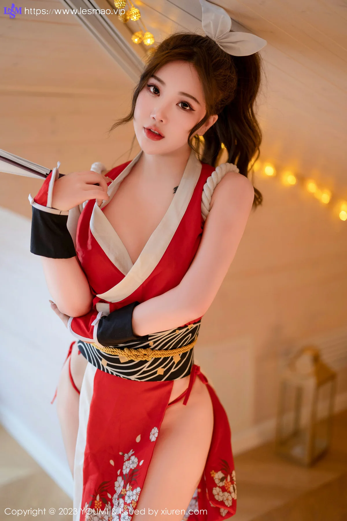 YOUMI 尤蜜荟 Vol.962 小海臀Rena 不知火舞cosplay性感写真 - 9