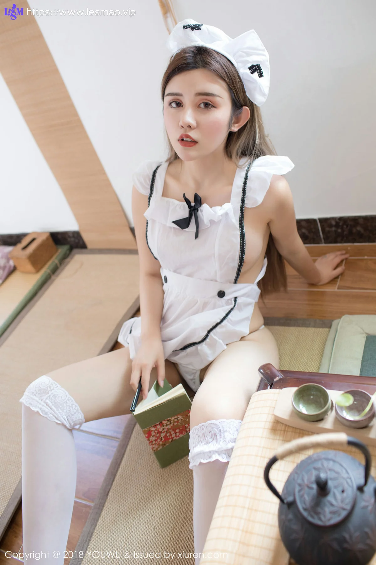 YouWu 尤物馆 Vol.124 Cris_卓娅祺 女神女仆制服 - 6