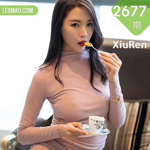 XiuRen 秀人 No.2677  梦心月 粉色礼裙高挑美女