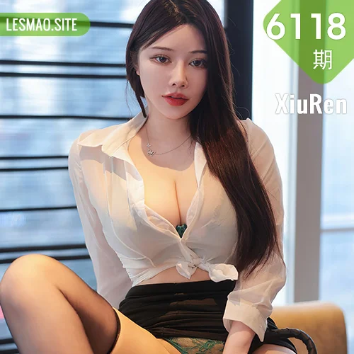 XiuRen 秀人 No.6118 软软爱吃肉 巨乳湿身绿色蕾丝杭州旅拍
