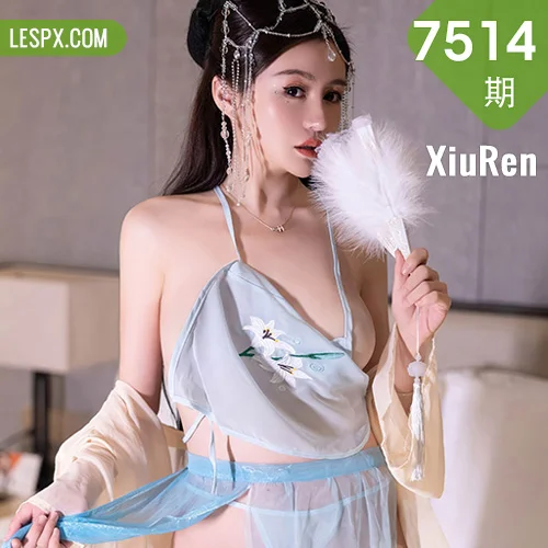 XiuRen 秀人 No.7514  唐宁宁 浅色古装性感写真22